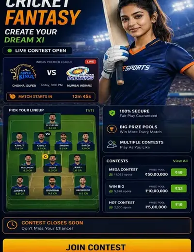 Tigerexch (tigerexch app) fantasy cricket & matchday visual 3